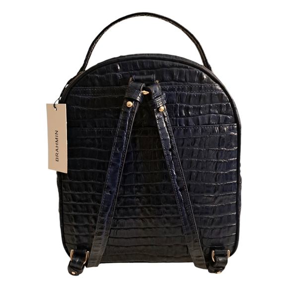 Brahmin Chelcy Ink Leontyne Genuine Leather Backpack - Picture 6 of 7